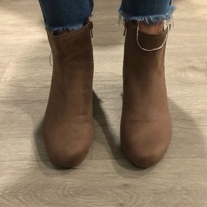 Brown ankle boots